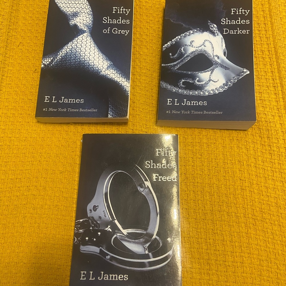 3 Book Bundle: FIFTY SHADES of GREY TRILOGY by E. L James.